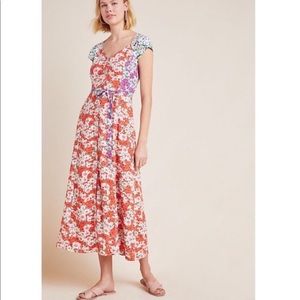 MaEve Tate floral maxi dress